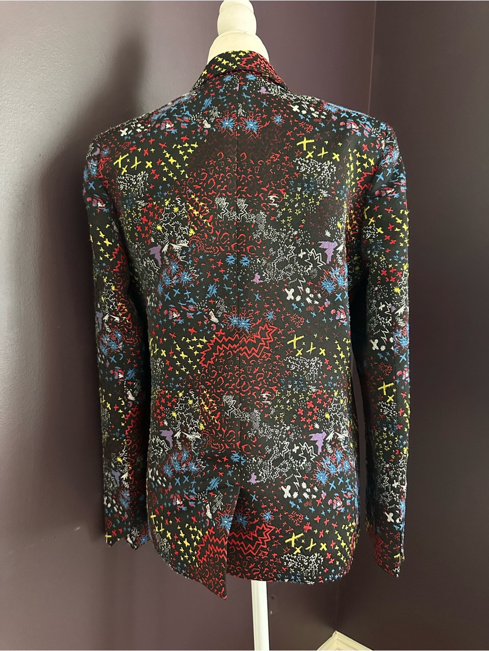 Zadig & Voltaire Vedy Glam Rock Blazer, size 40 - Picture 3 of 5